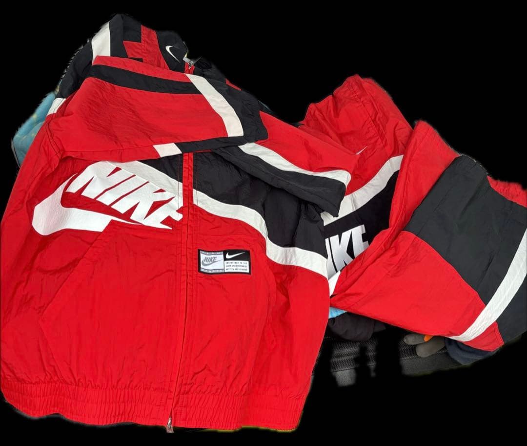 新品未使用　NIKE オーバーサイズ　上下セットＸＳ　RED 山田涼介着用