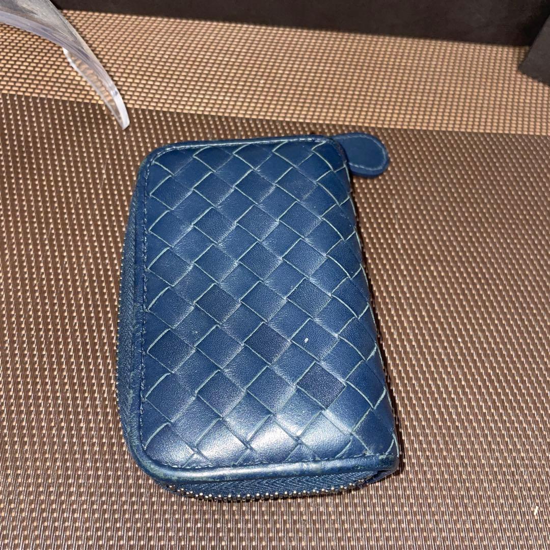 美品☆BOTTEGA VENETA ケース　ネイビー　正規品　ボッテガ