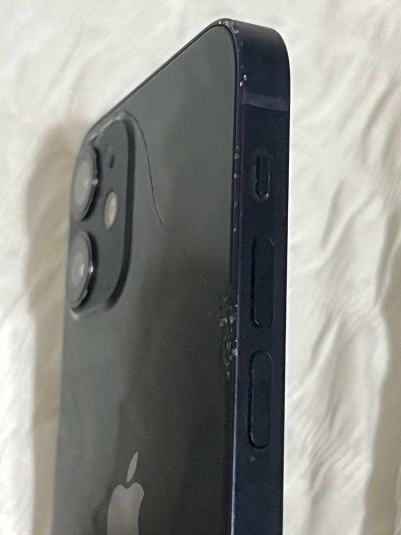 iPhone 12 mini 本体 ブラック スクリーンヒビなし