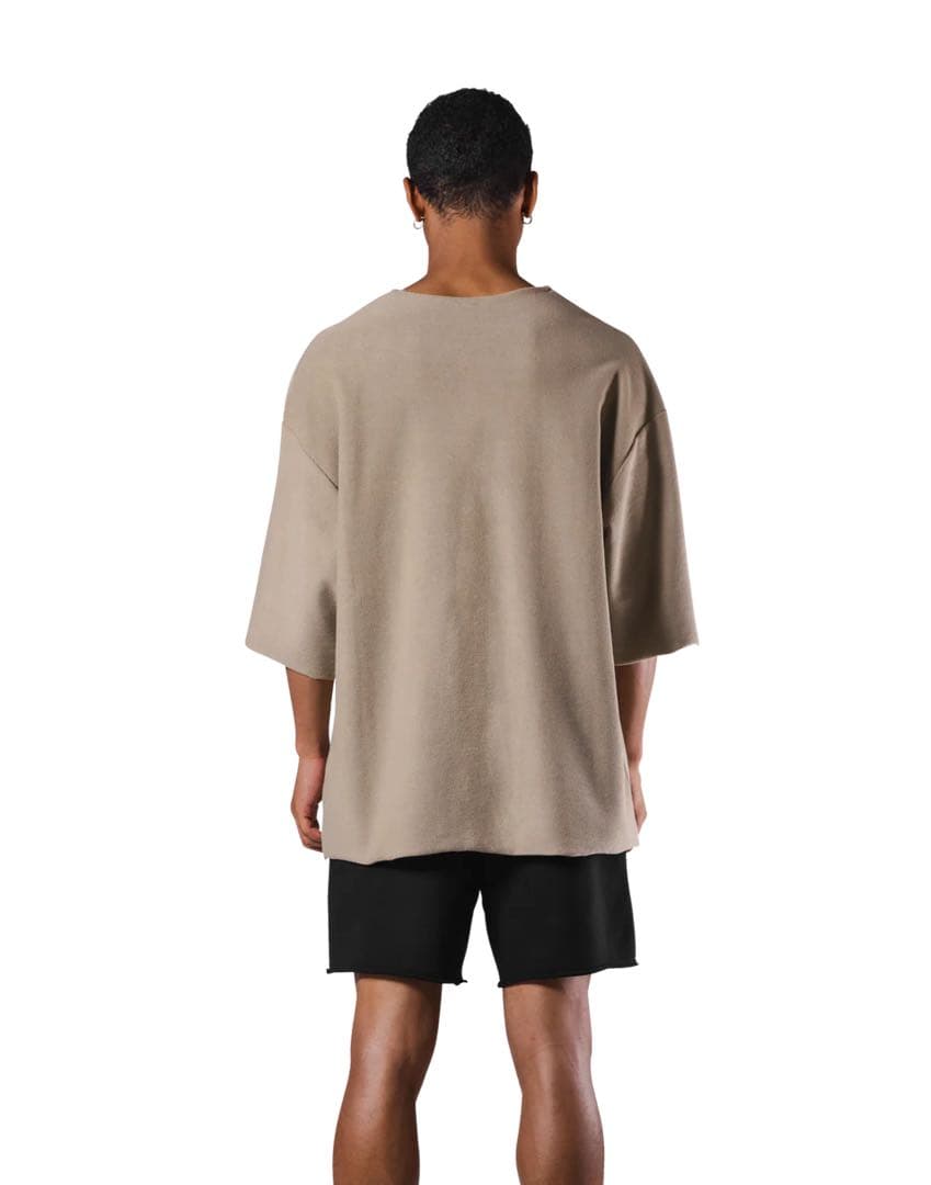 トップス LYFT KNIT LIKE LOOSE SWEAT T-SHIRT