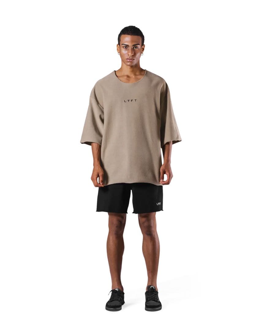 トップス LYFT KNIT LIKE LOOSE SWEAT T-SHIRT