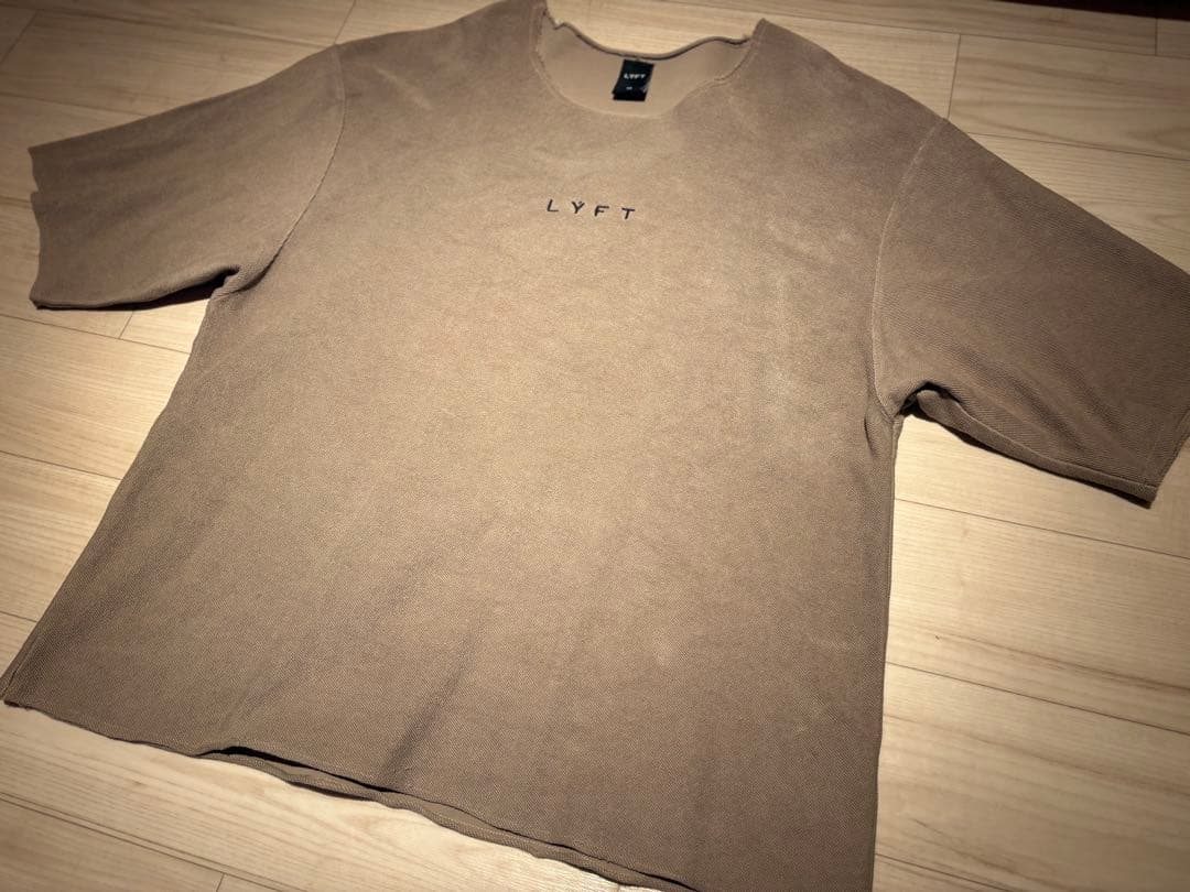 トップス LYFT KNIT LIKE LOOSE SWEAT T-SHIRT