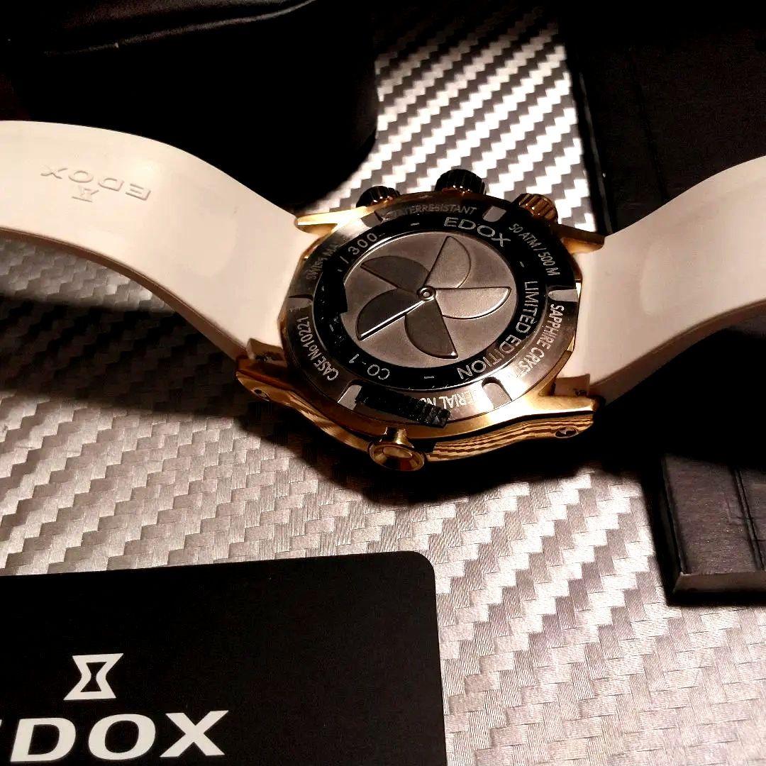 EDOX■限定300■ダイヤ■現行モデル■500M防水