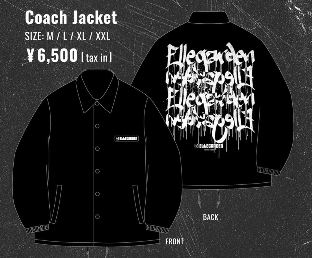 ELLEGARDEN エルレ コーチジャケット XLサイズ 新品