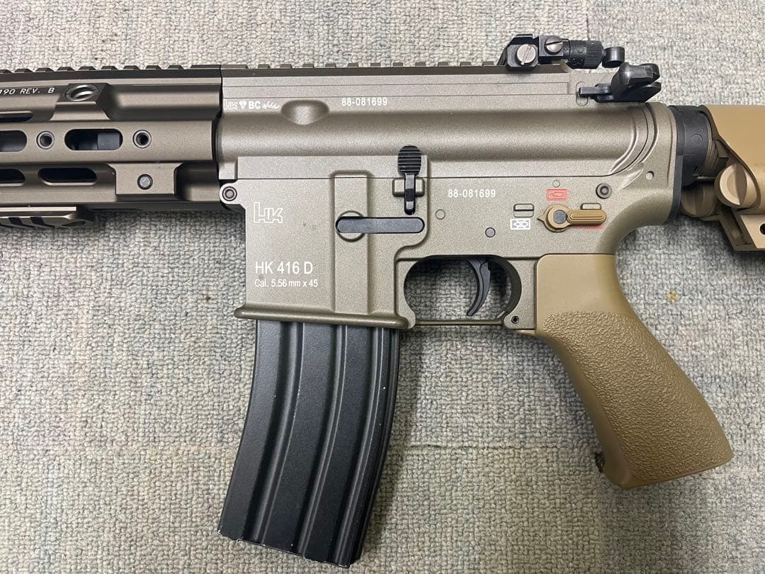 次世代電動ガン　HK416 デルタカスタム　タンカラー