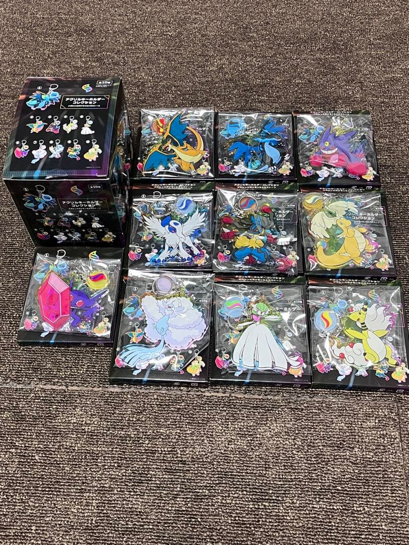 アクリルキーホルダー メガシンカ ポケモンセンター 全10種コンプ
