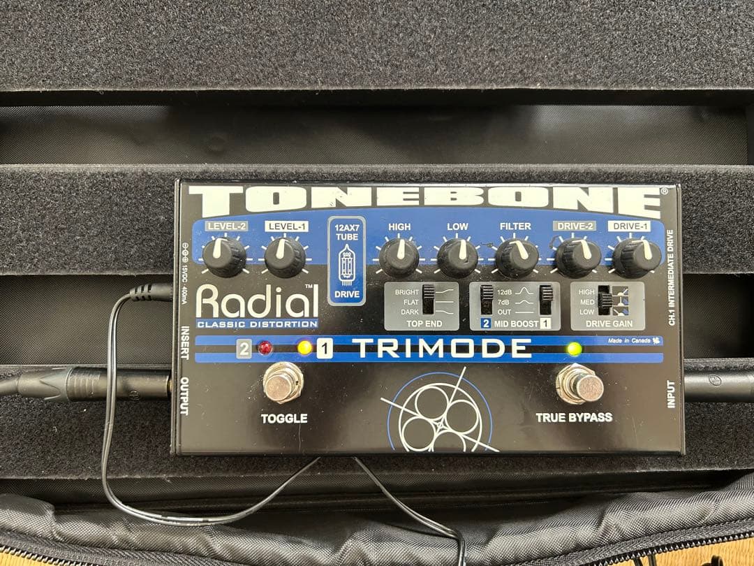 Radial TONEBONE TRIMODE 2CH真空管ディストーション