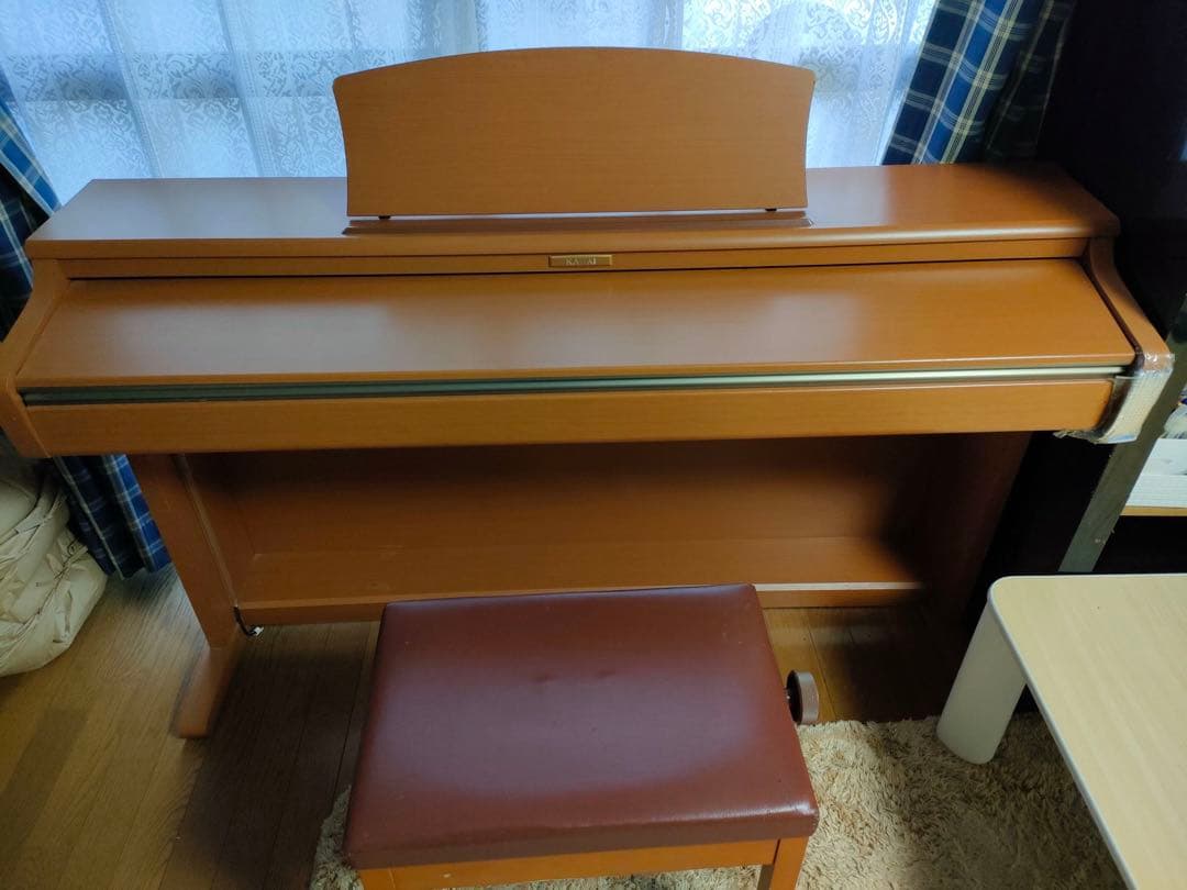 ブラウン 88鍵 デジタルピアノ ペダル付き