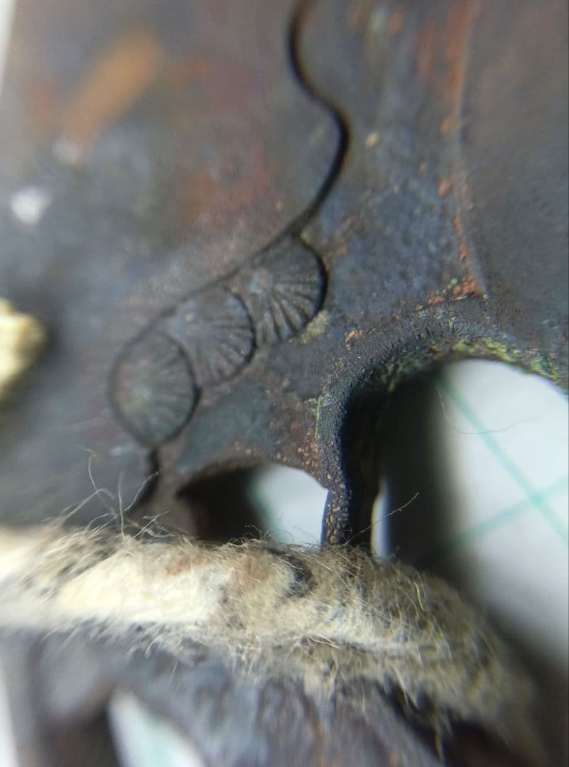 鍔　鉄鍔　切羽　はばき　アンティーク　骨董　金工　古美術　つば