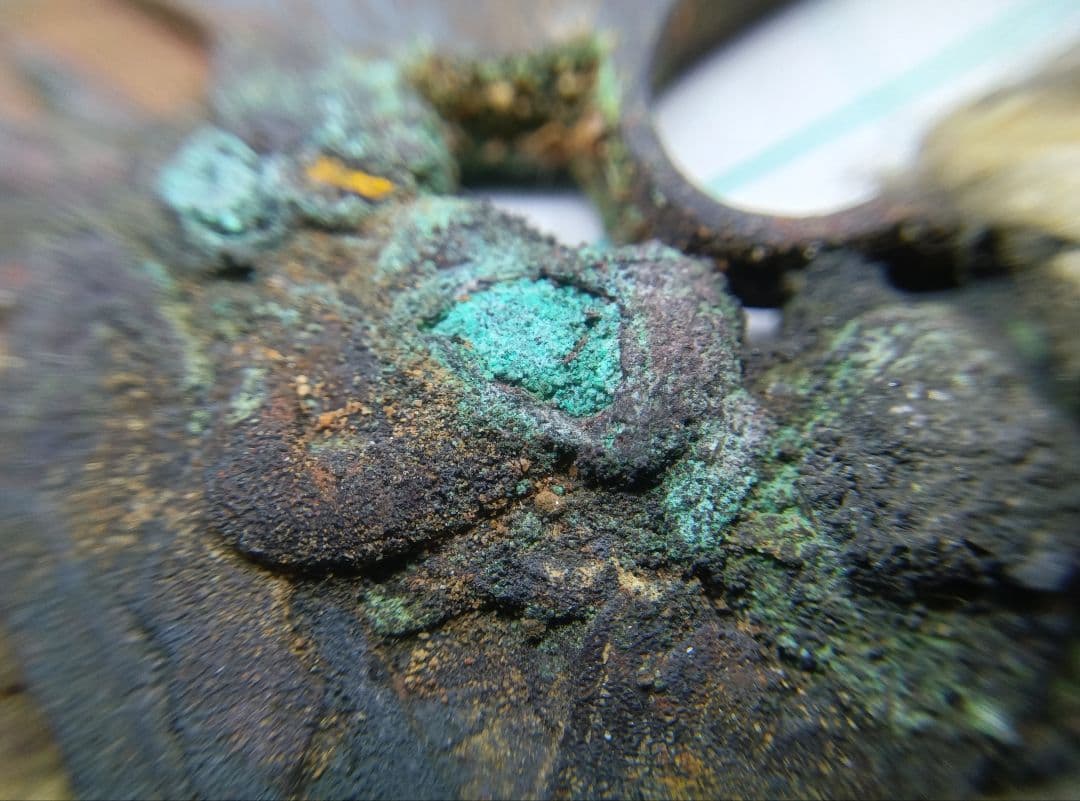 鍔　鉄鍔　切羽　はばき　アンティーク　骨董　金工　古美術　つば