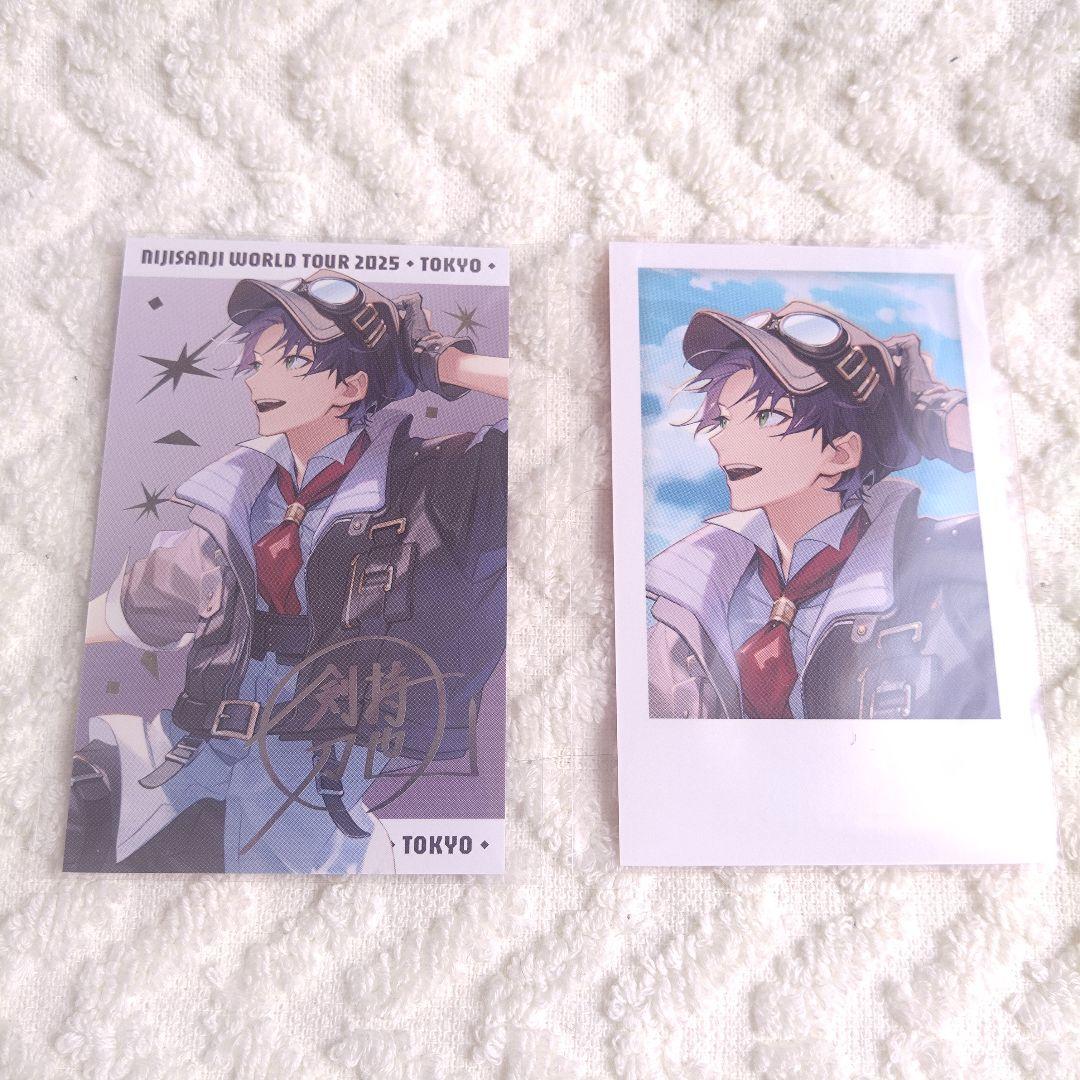 ⑦にじさんじ 東京公演 チェキ風カード 伏見ガク 剣持刀也