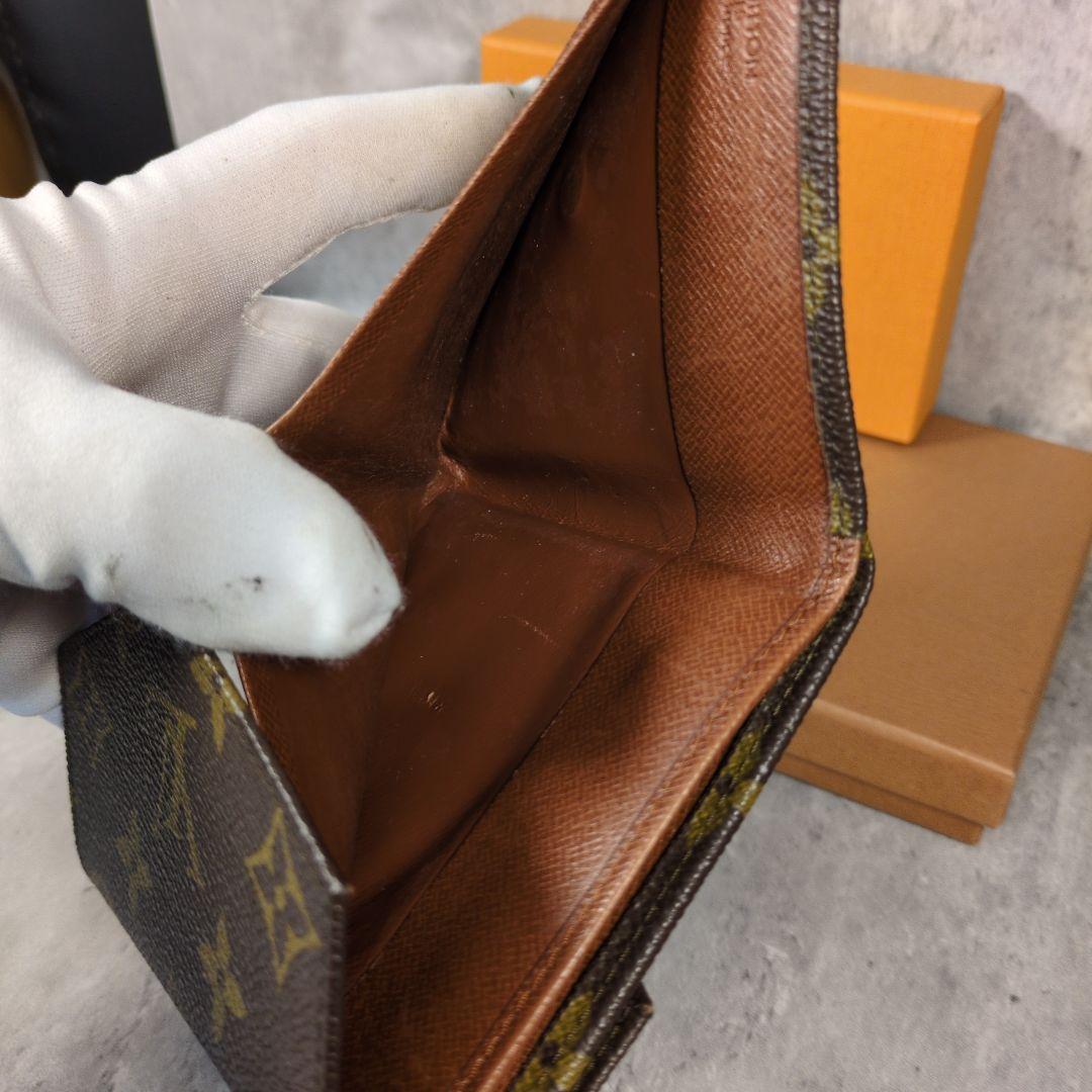 LOUIS VUITTON モノグラム ポルトモネビエカルトクレディ三つ折り財布