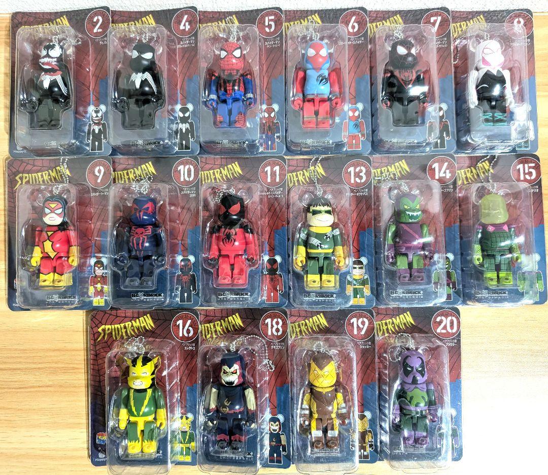 BE@RBRICK くじ スパイダーマン ベアブリック ヴェノム SP賞