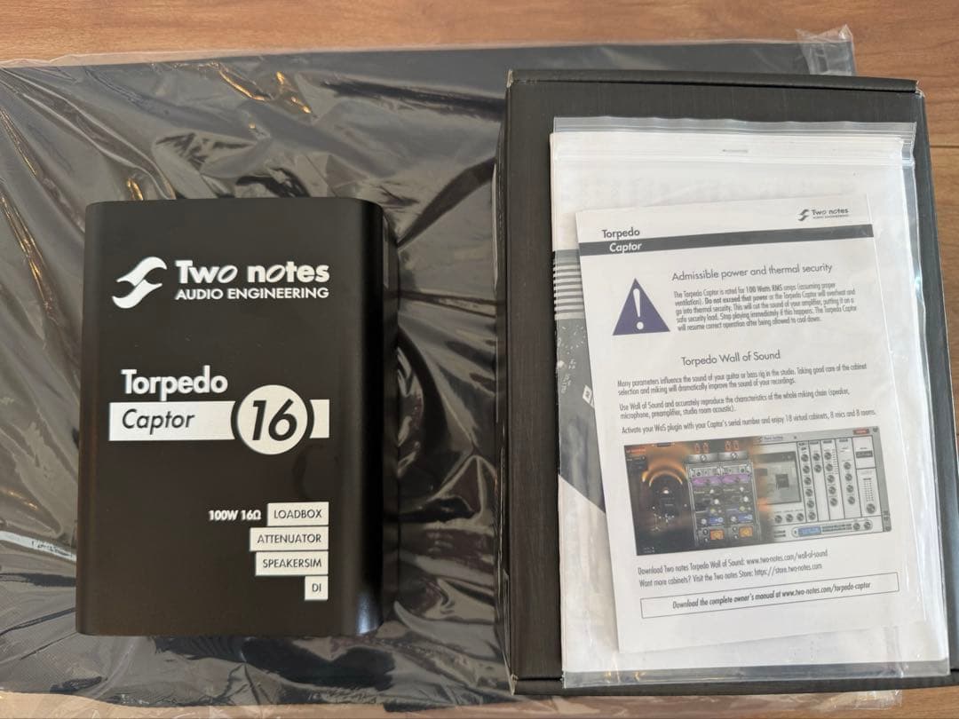 Two notes Torpedo Captor 16Ω