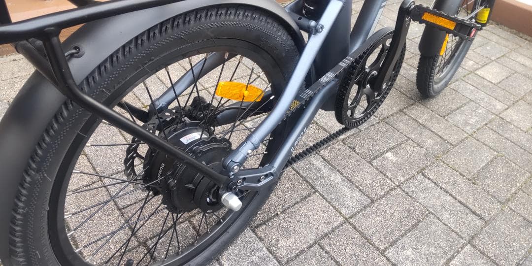 ADO　AIR20　PROグレー折り畳み電動アシスト自転車