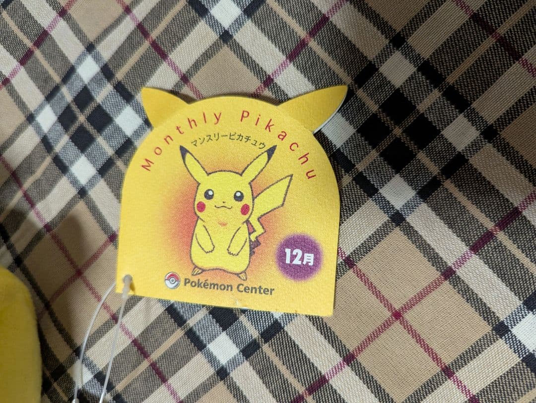 ポケモンセンター マンスリーピカチュウ 2002 ぬいぐるみ 12月