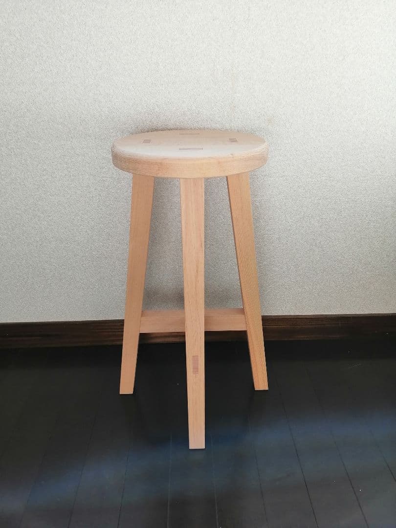 専用出品　木製スツール　座面幅30cm×高さ45cm　丸椅子　stool