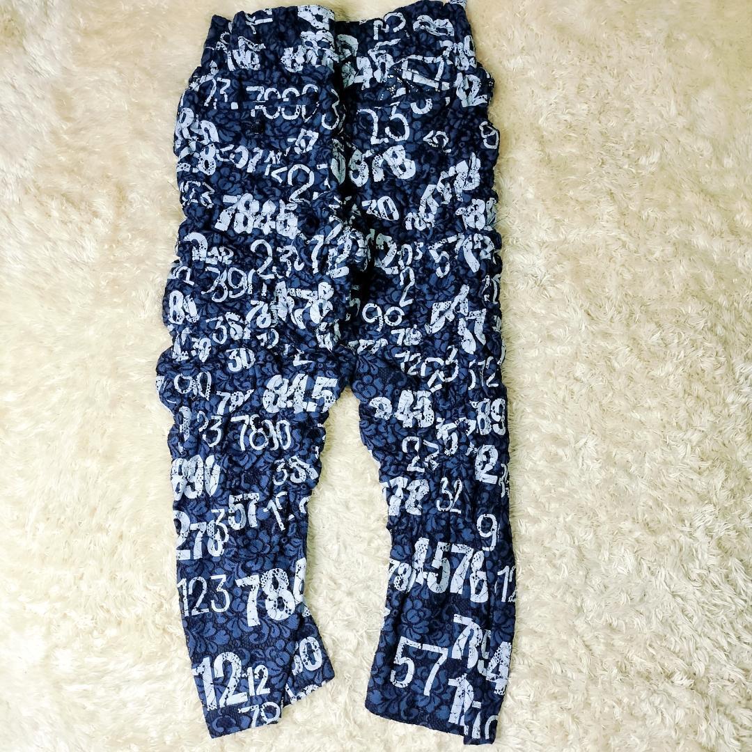 【希少】 コムデギャルソンオムプリュス シャーリング ナンバープリントパンツ
