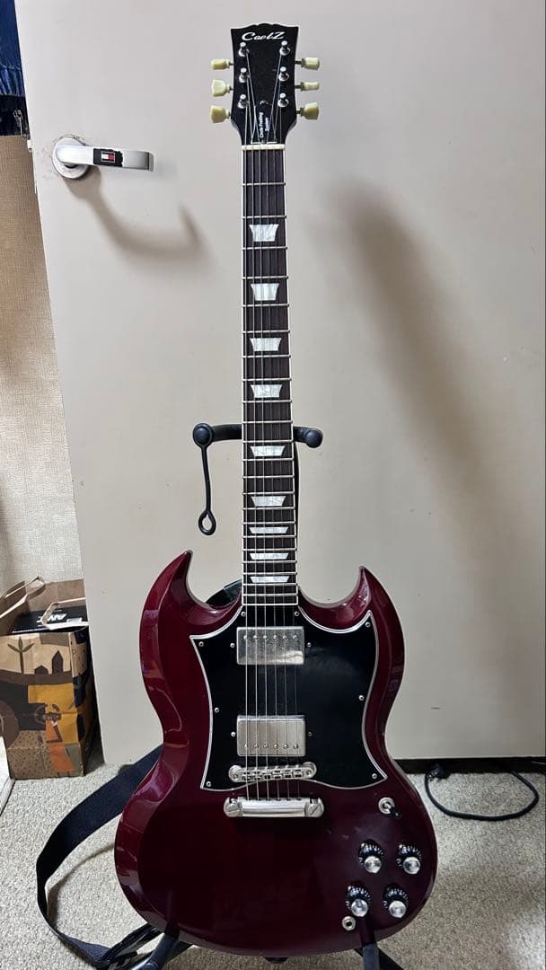 CoolZ SGタイプ エレキギター チェリー
