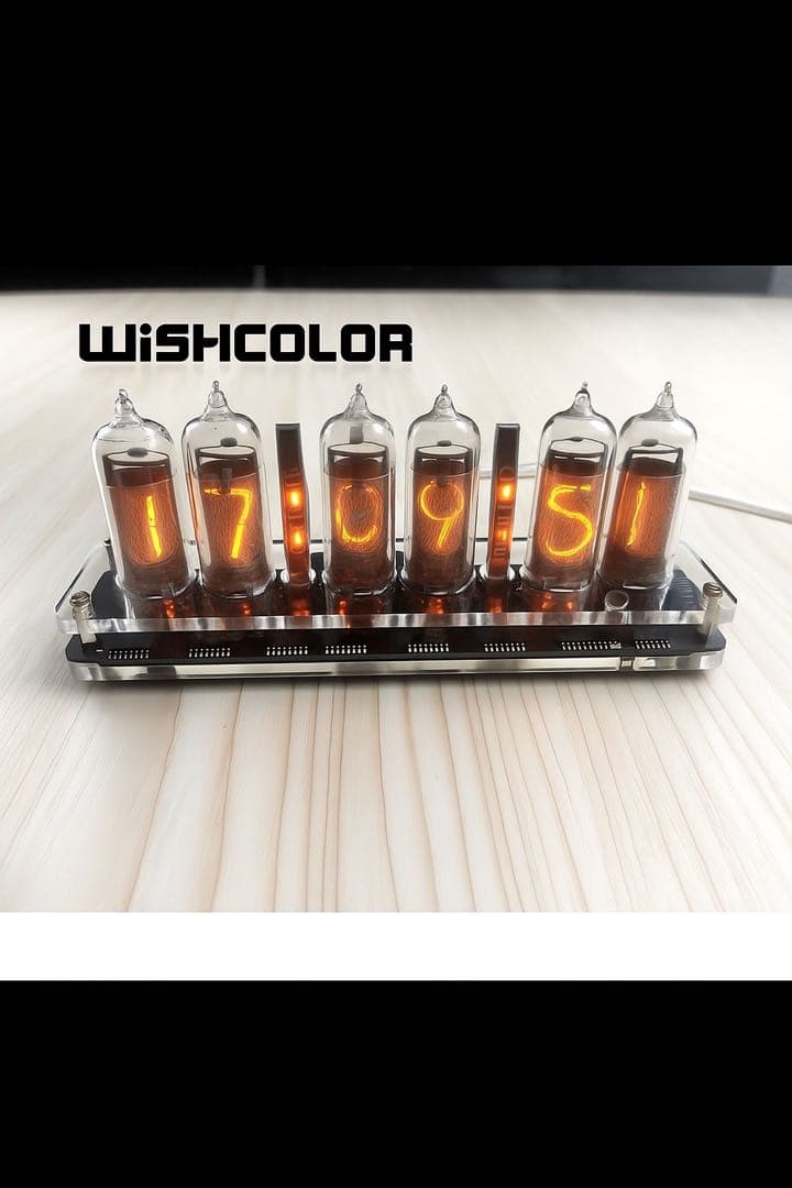 レトロ風 ニキシー管風 LED時計