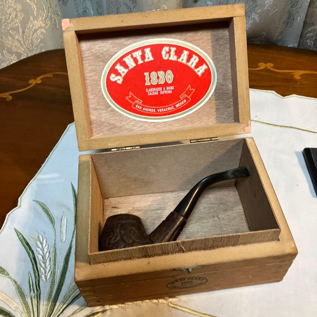 SANTA CLARA 1830 木製パイプボックス