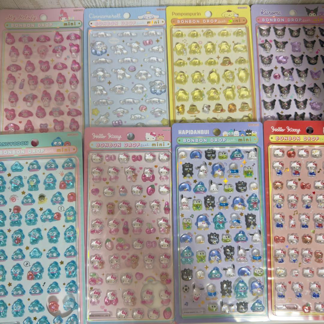 【正規品】ボンボンドロップシール　ミニ　サンリオ　はぴだんぶい