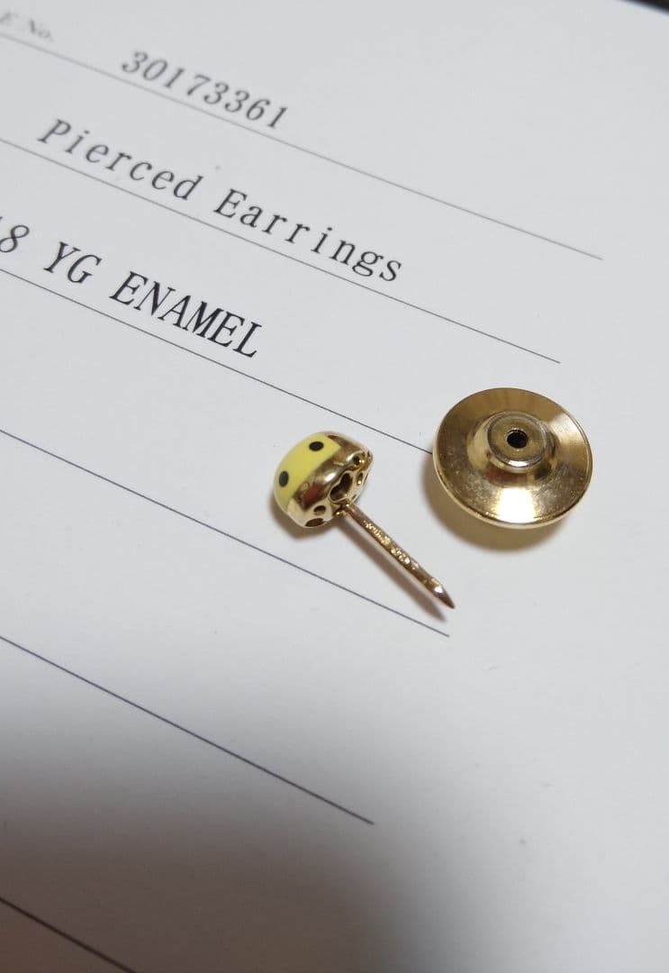 極 美品 パスクワーレブルーニ K18 エナメル ブローチ ポンテヴェキオ