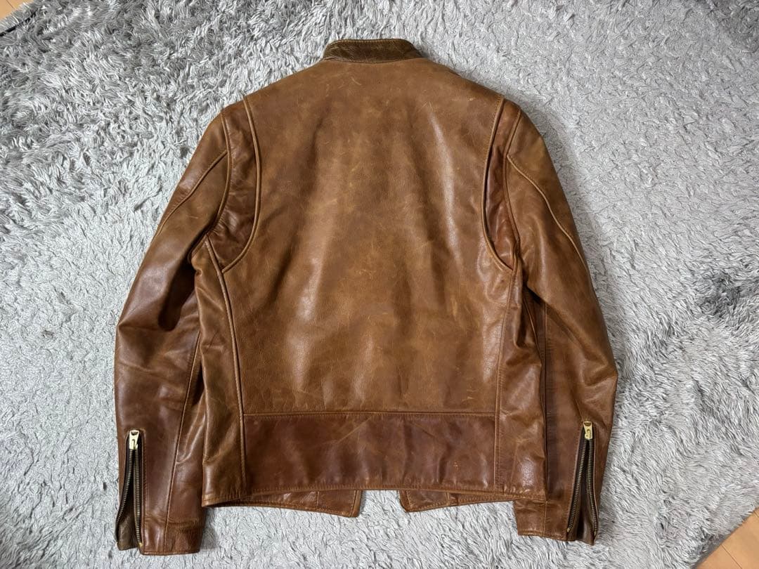 schott シングルレザーライダースジャケット