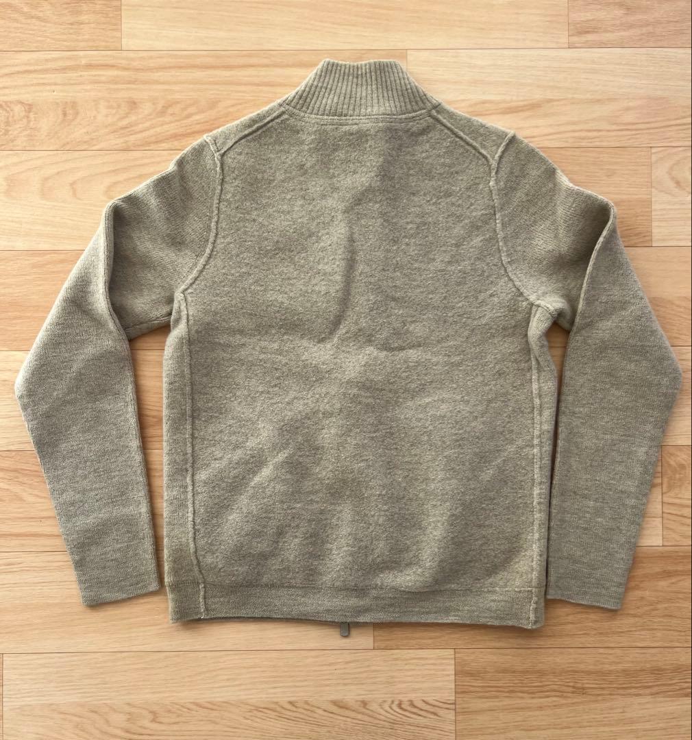 未使用品　ゴルフZOY ベージュ　圧縮ニット　ジップアップジャケット　M