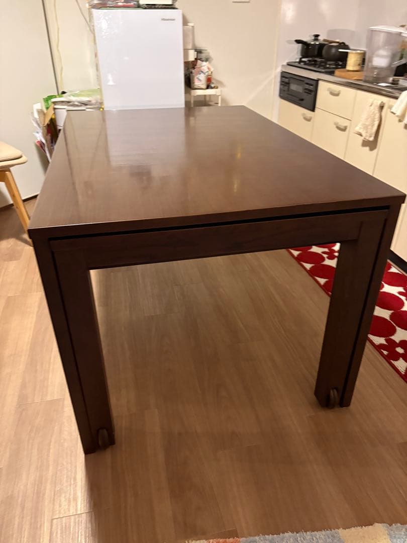 ケユカ KEYUCA エクステンション ダイニングテーブル スライド 伸長式