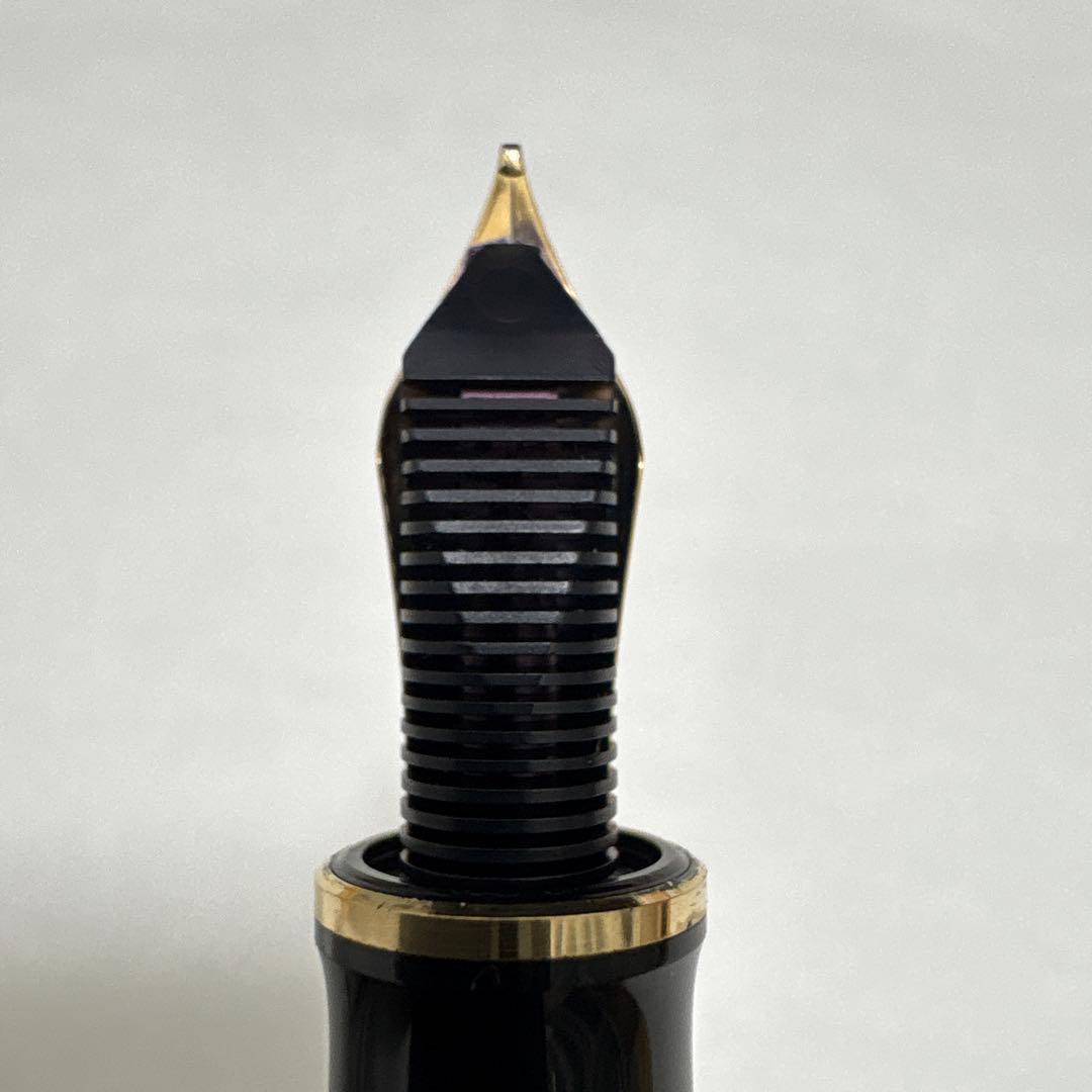 ペリカン 万年筆 スーベレーン M800 M(中字） 青縞＋ 純正インクセット