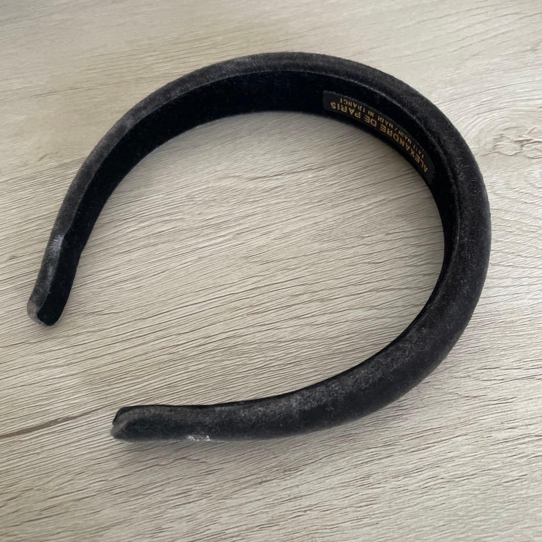 ★アレクサンドルドゥパリ★グレーベロアカチューシャ