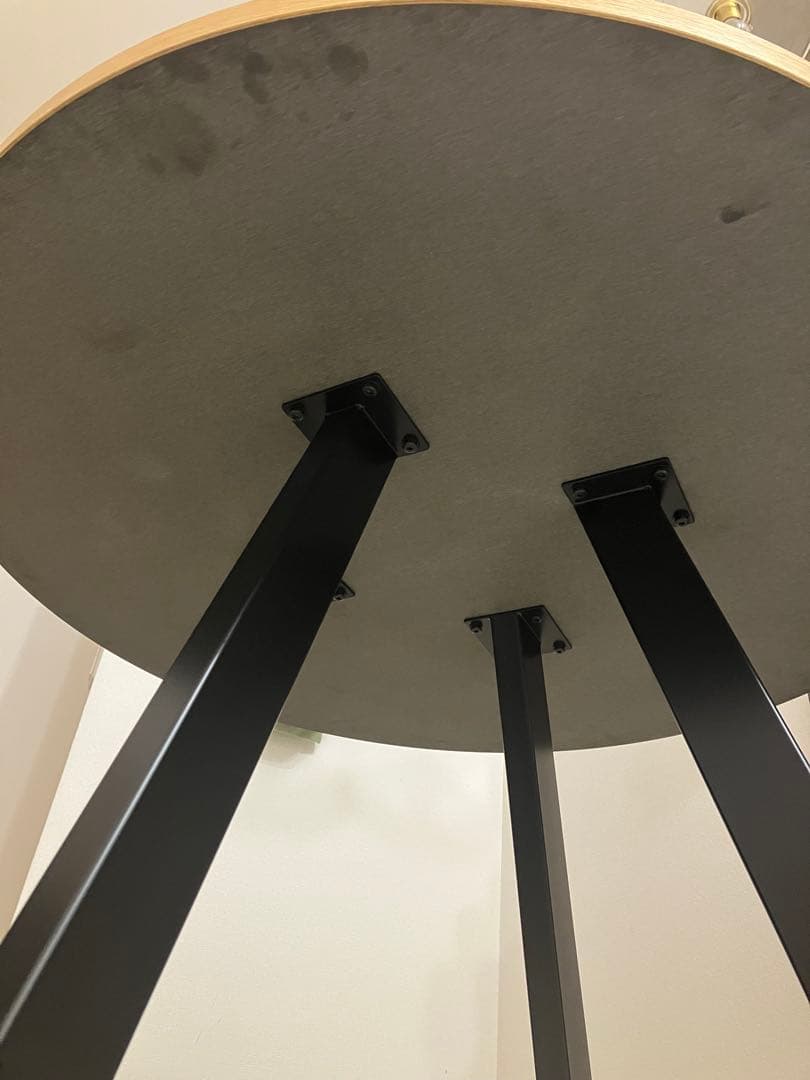 KANADEMONO　THE CAFE TABLE / リノリウム φ90