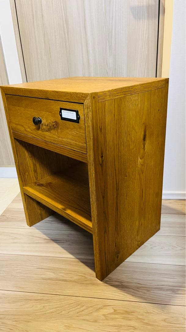 まお　アウロサイドテーブル　オーク材 no.2