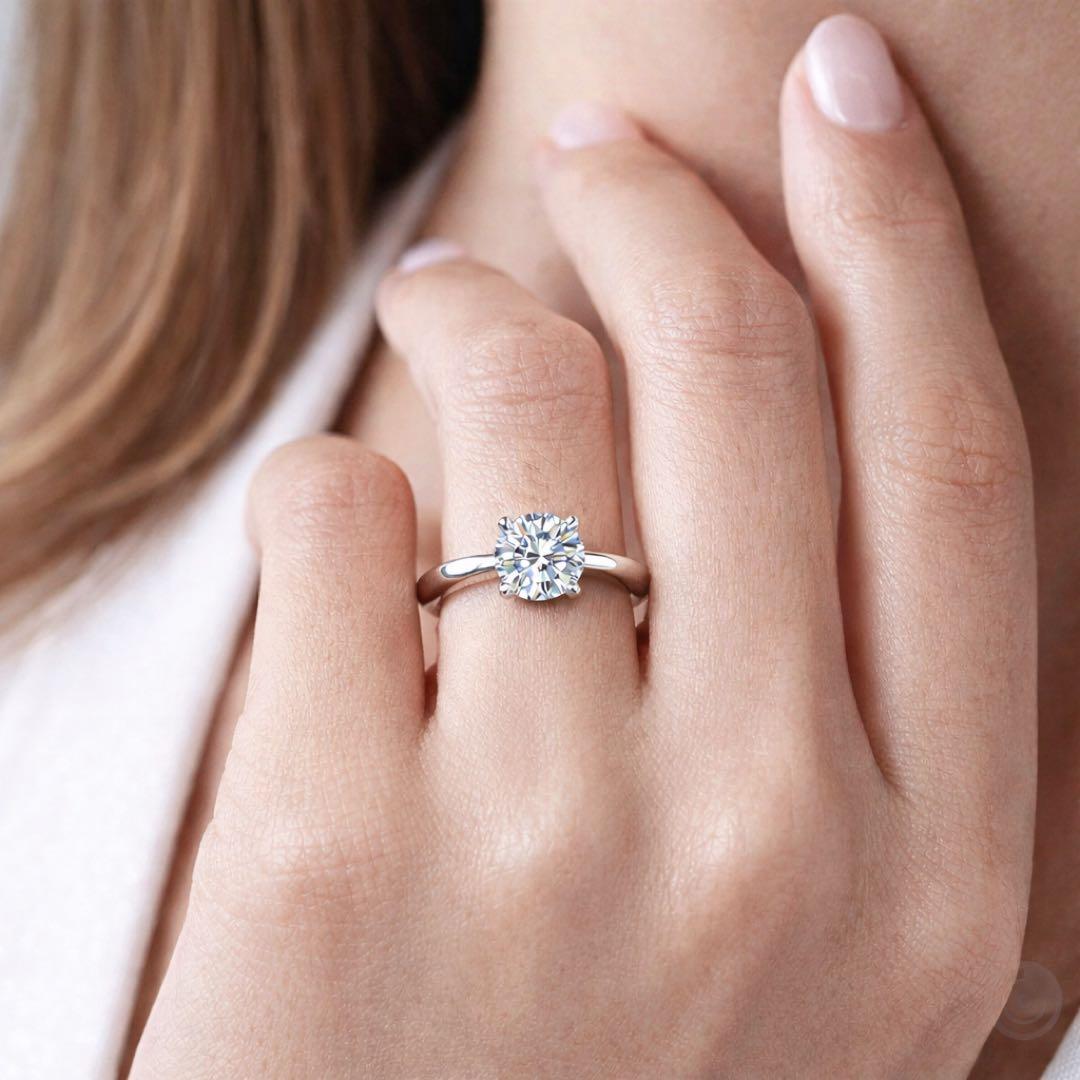 新品未使用 Au750 18K 1ct大粒リング 鑑定書なし