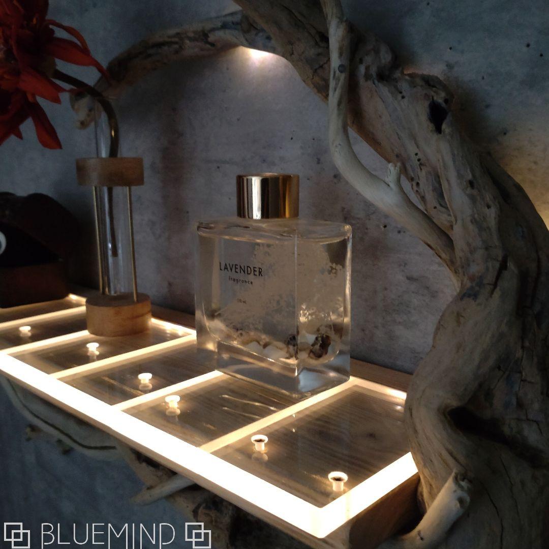 No.1185 アクリルが超キレイな流木ウォールシェルフ 流木インテリア