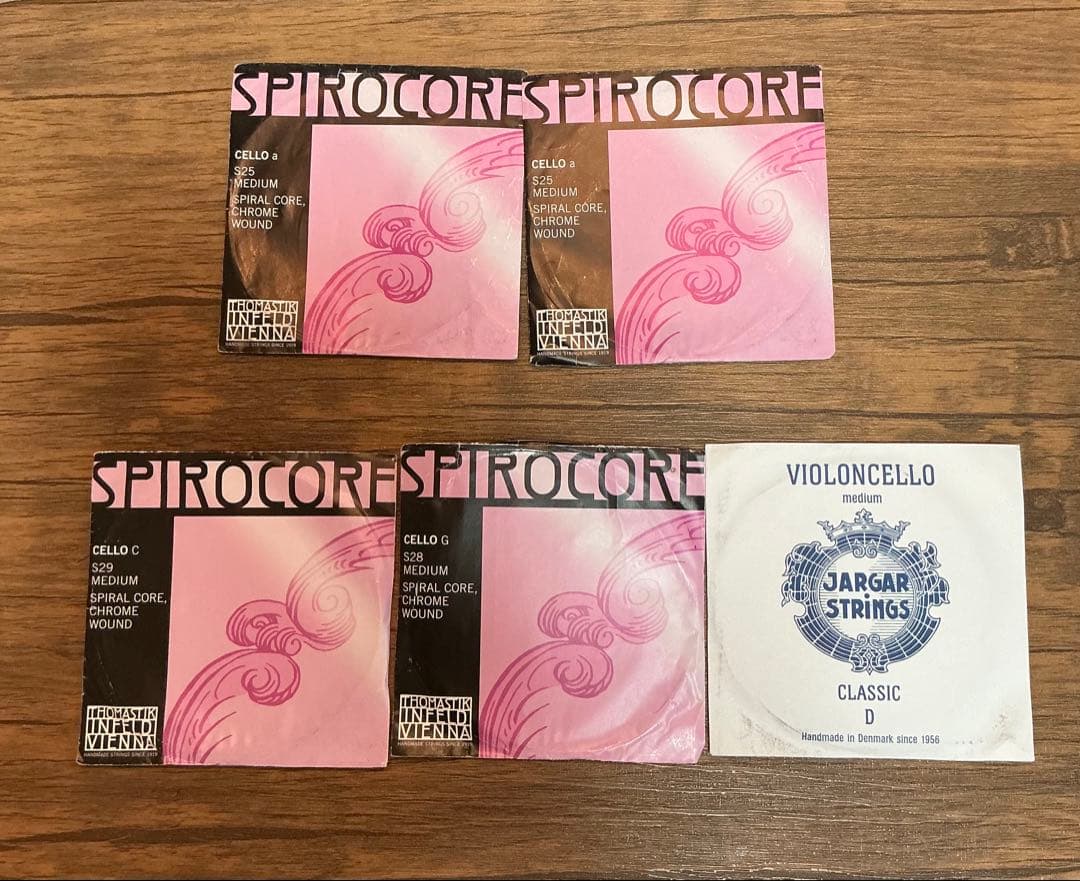 Spirocore Cello 弦　セット　【未使用品】