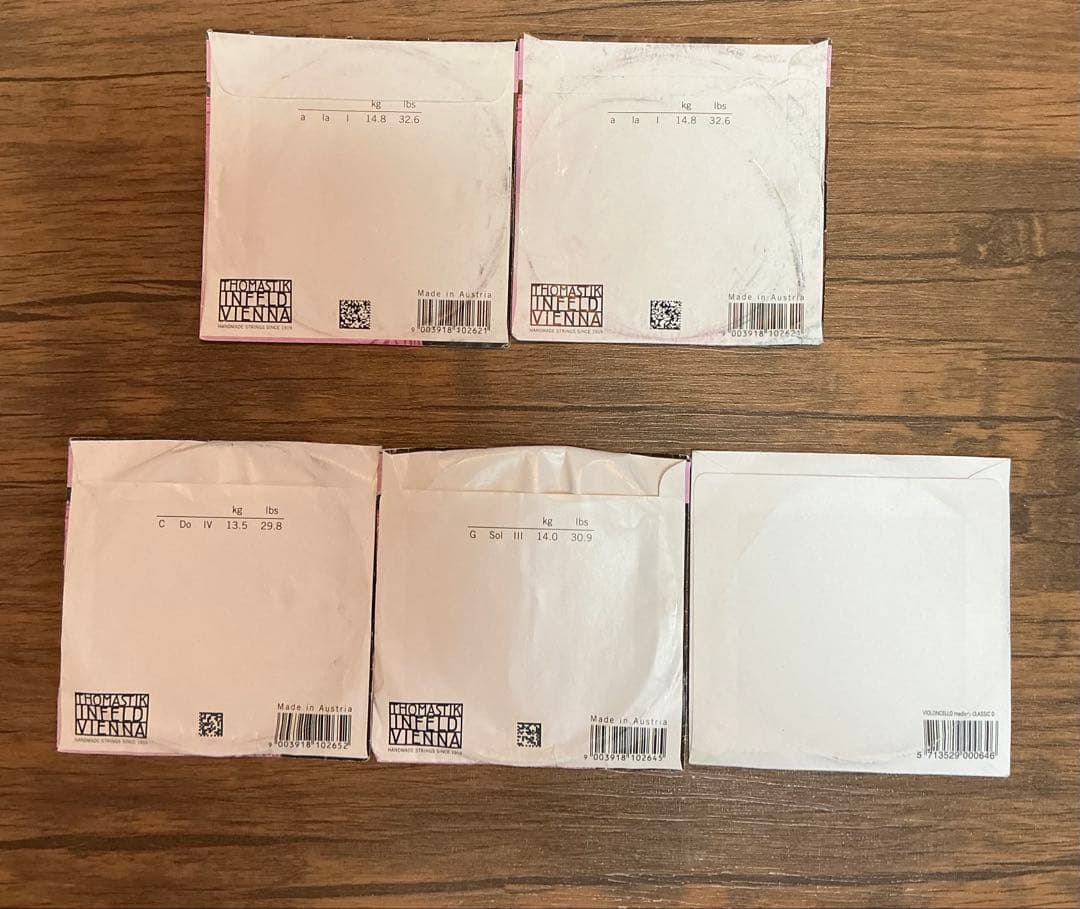 Spirocore Cello 弦　セット　【未使用品】