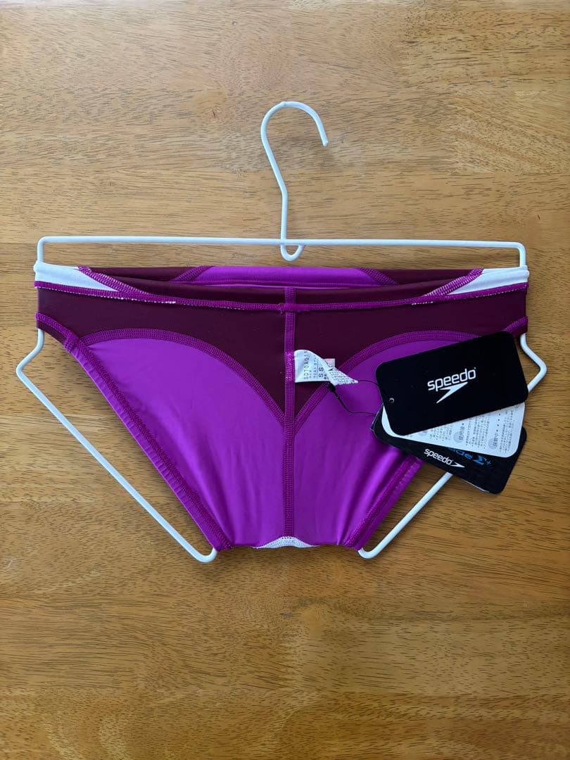 Speedo 競泳水着　パープル Vパン・競パン　SD70A01N SS