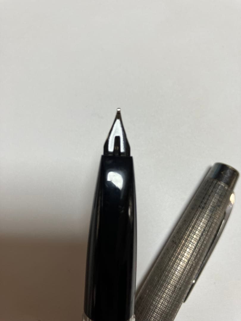 PARKER 75 シズレ系 スターリングシルバー 太字 日本仕様 万年筆