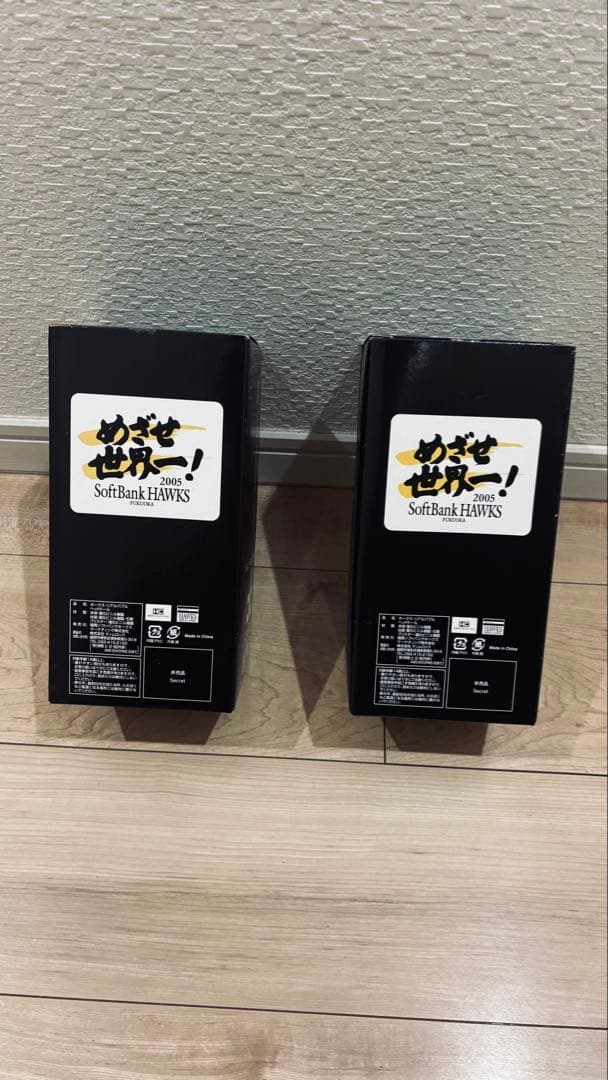SoftBankHAWKS リアルボブルヘッド　王貞治マネージャー孫正義オーナー
