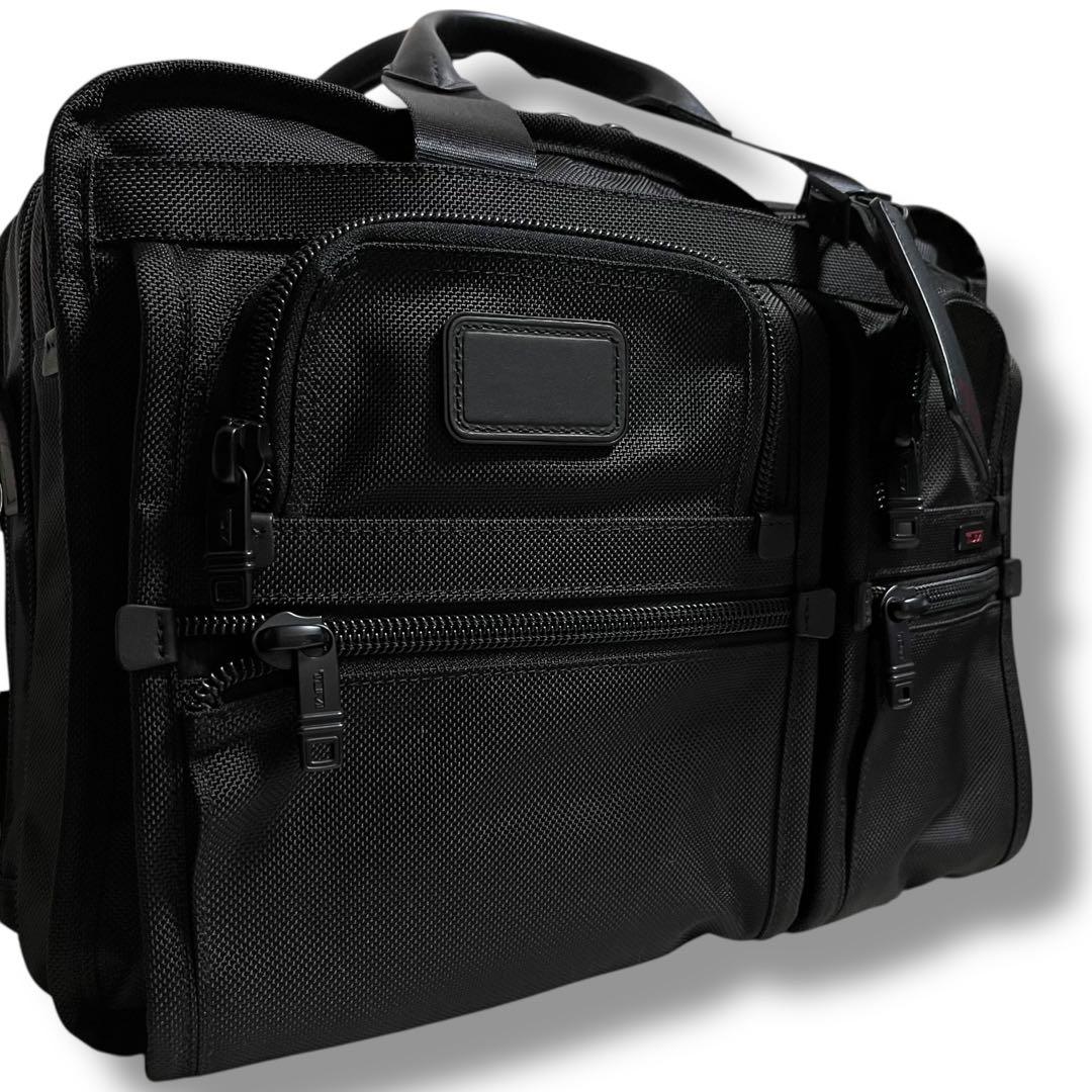 未使用級✨TUMIビジネスバッグ 2層 2way マチ拡張 26141DH 黒