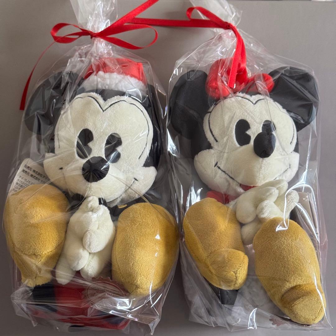 【K.uno】　ミッキー　ミニー　ぬいぐるみ