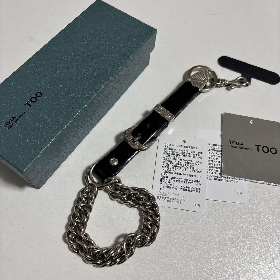 【早い者勝ち】TOGA phone handle strap(black)