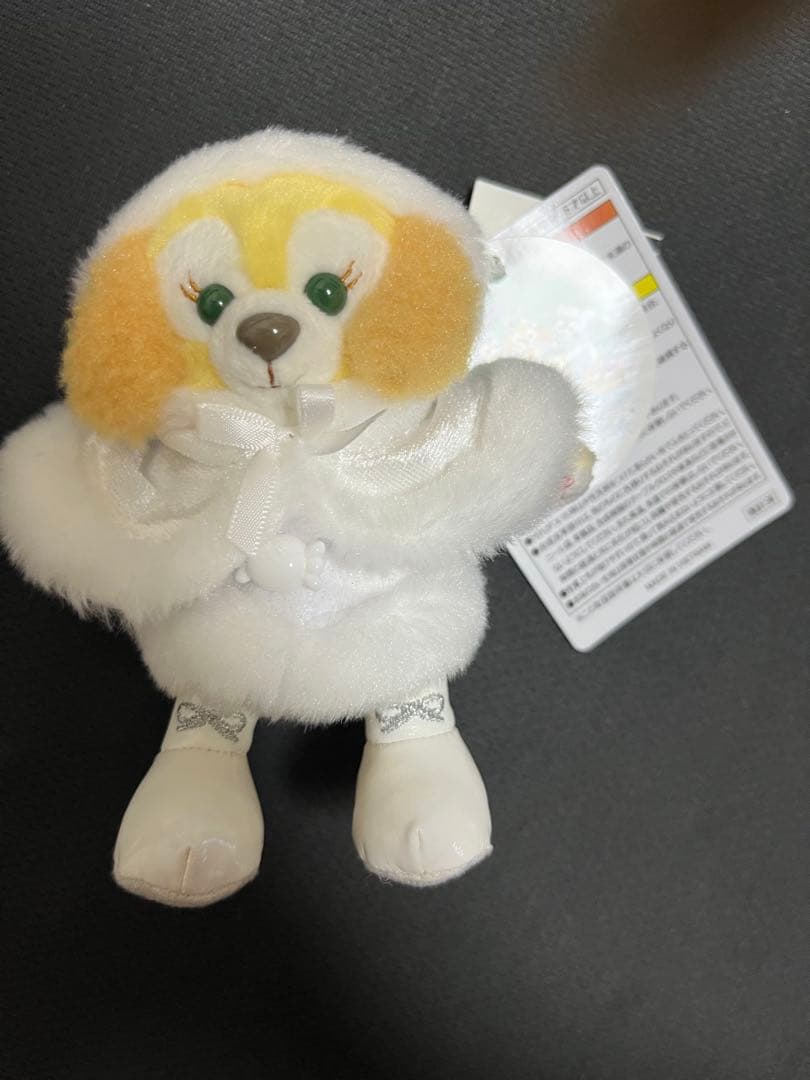 ダッフィー&フレンズ　ホワイトウィンタータイムワンダーズ　ぬいぐるみバッジセット