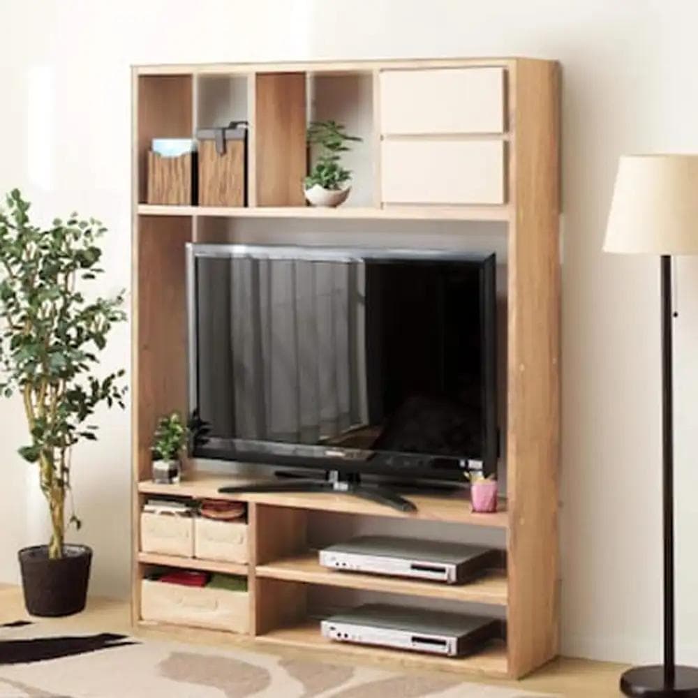 新品未使用品！ ニトリ テレビボード コネクト120-4セット LBR