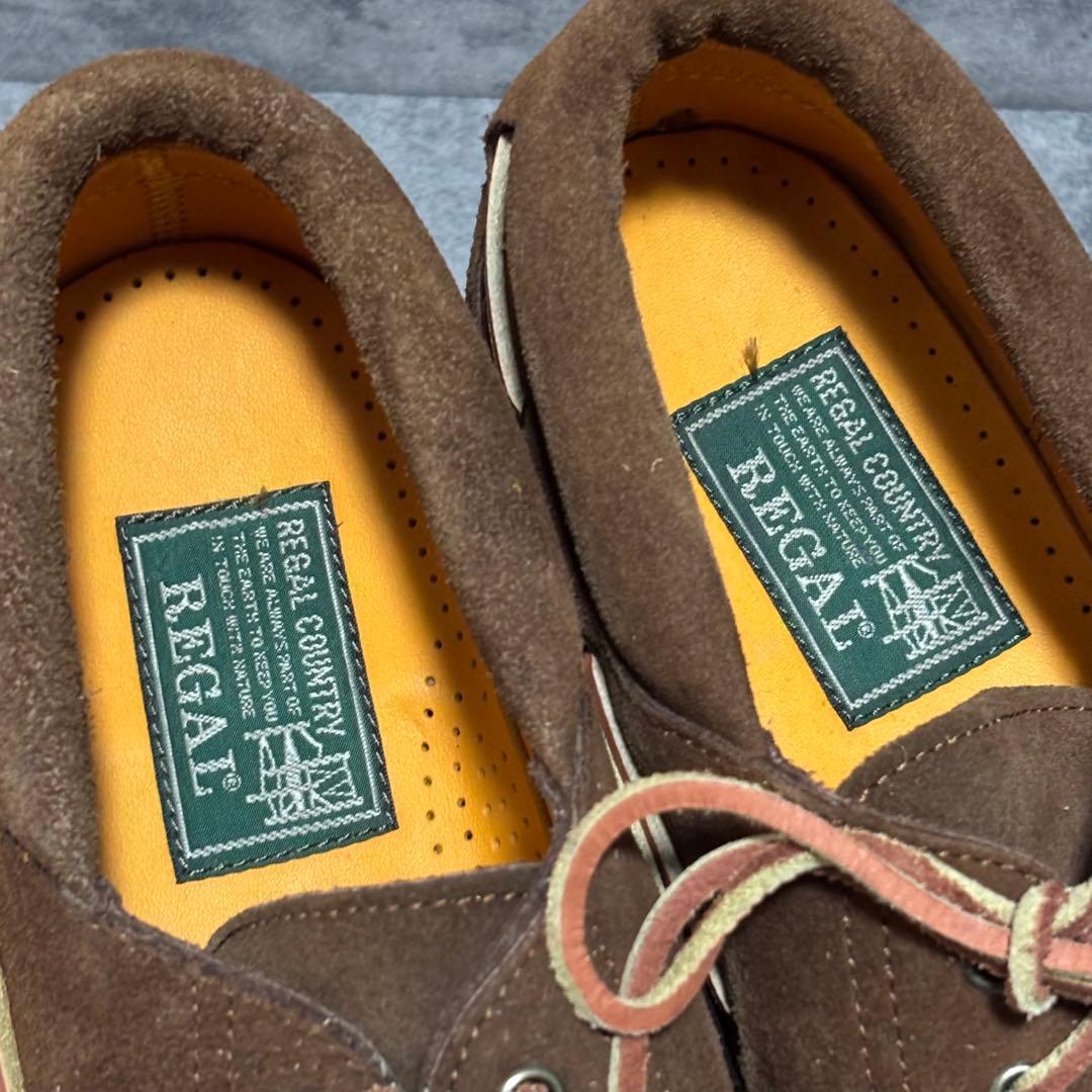 デッドストック　リーガル　デッキシューズ　モカシン　スエード　ブラウン　1861