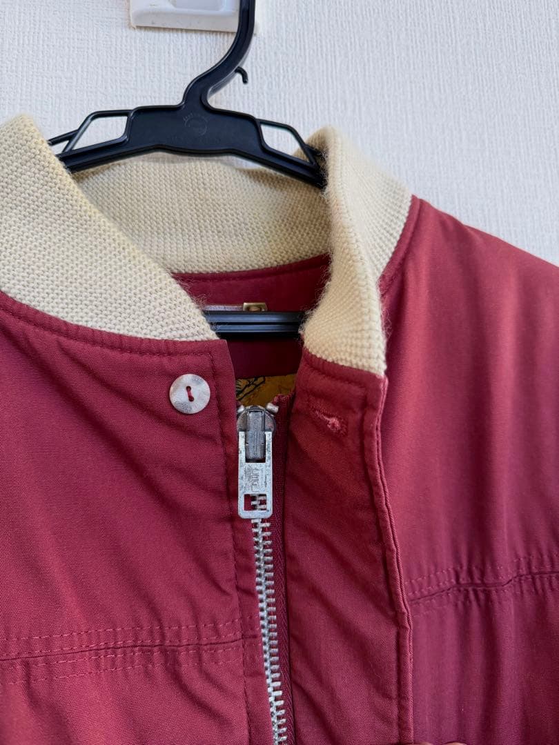 超超スペシャル 70s Catalina ダービージャケット 44 バーガンディ