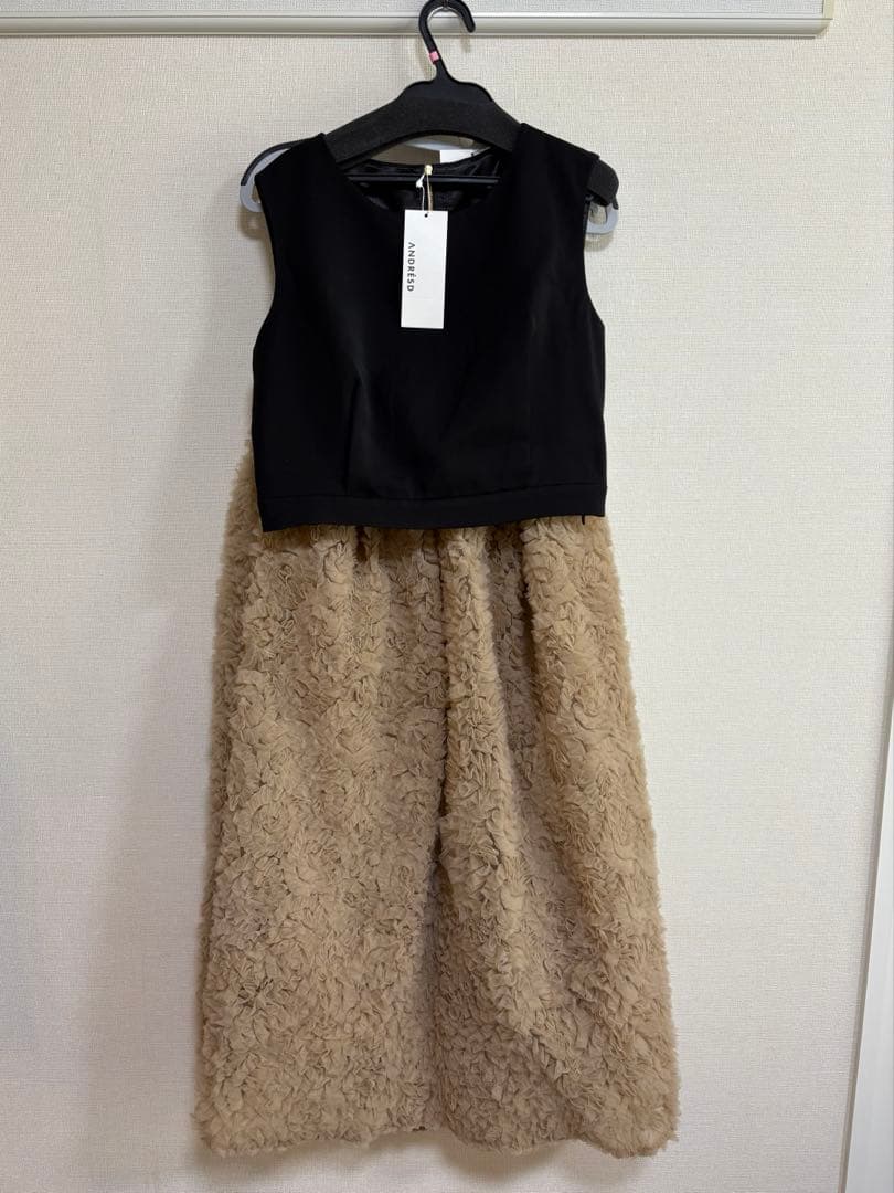 【新品未使用】ANDRESD mocomoco set up dress
