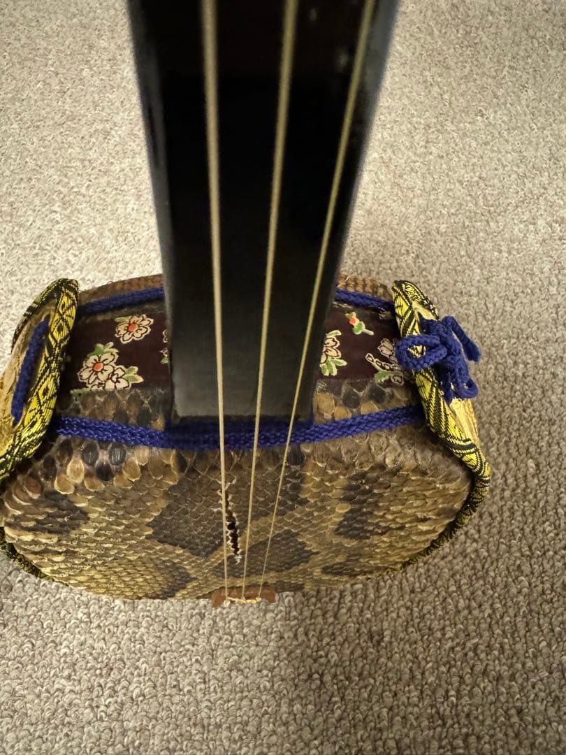 三線　沖縄　本蛇皮　和楽器